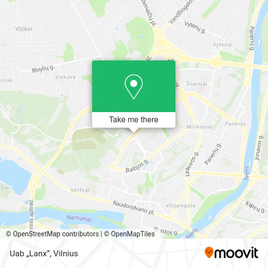 Карта Uab „Lanx“