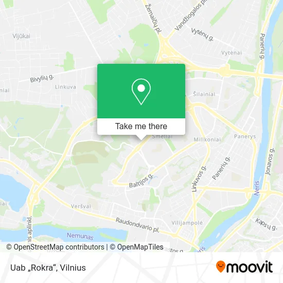 Карта Uab „Rokra“