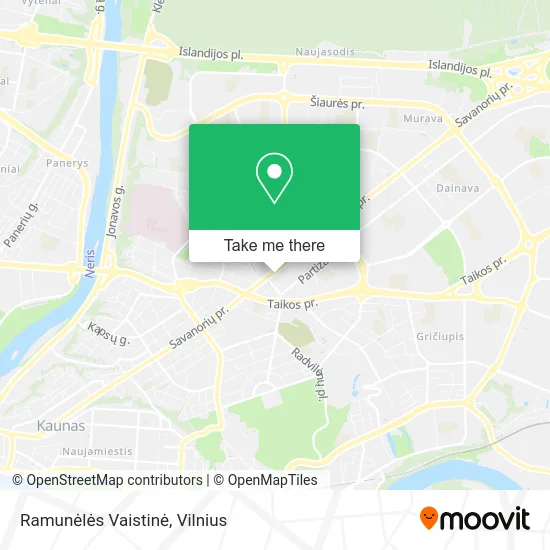 Карта Ramunėlės Vaistinė