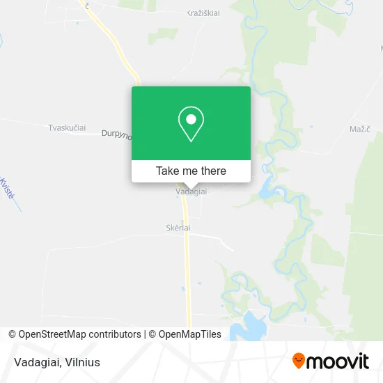 Карта Vadagiai
