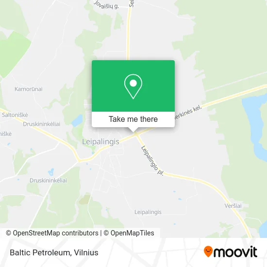 Карта Baltic Petroleum