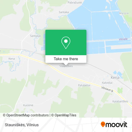 Карта Stauniškės