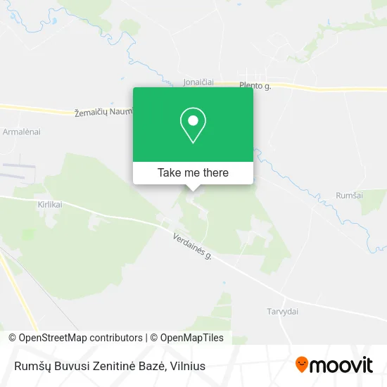 Карта Rumšų Buvusi Zenitinė Bazė