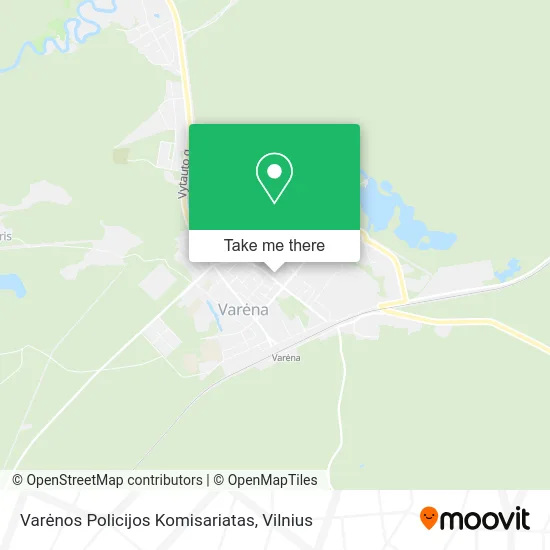 Карта Varėnos Policijos Komisariatas