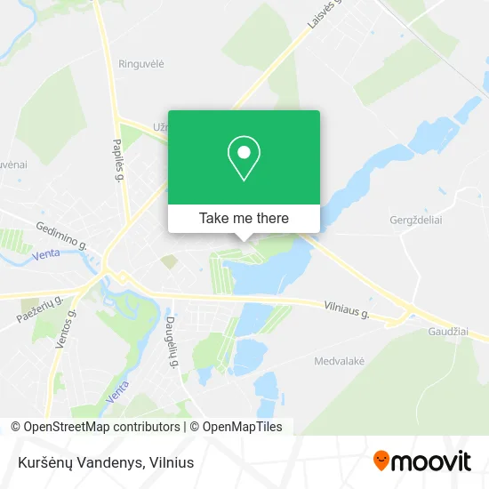 Карта Kuršėnų Vandenys