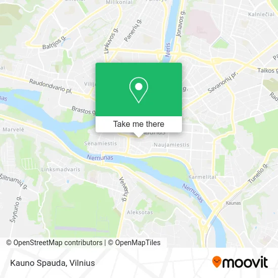 Карта Kauno Spauda