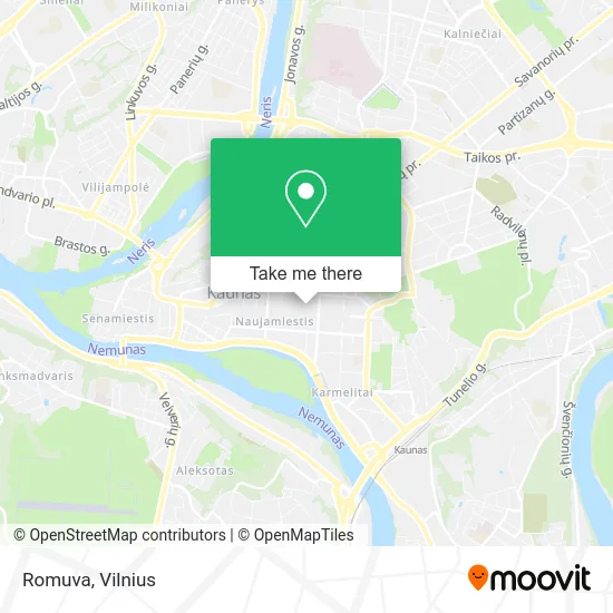 Карта Romuva