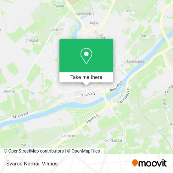 Карта Švaros Namai