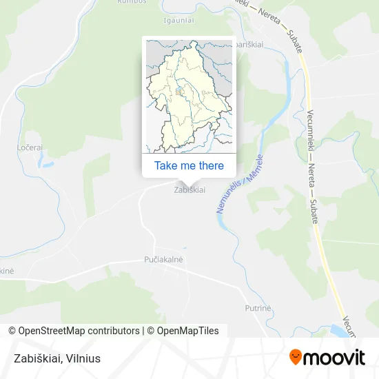 Карта Zabiškiai