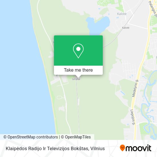 Карта Klaipėdos Radijo Ir Televizijos Bokštas