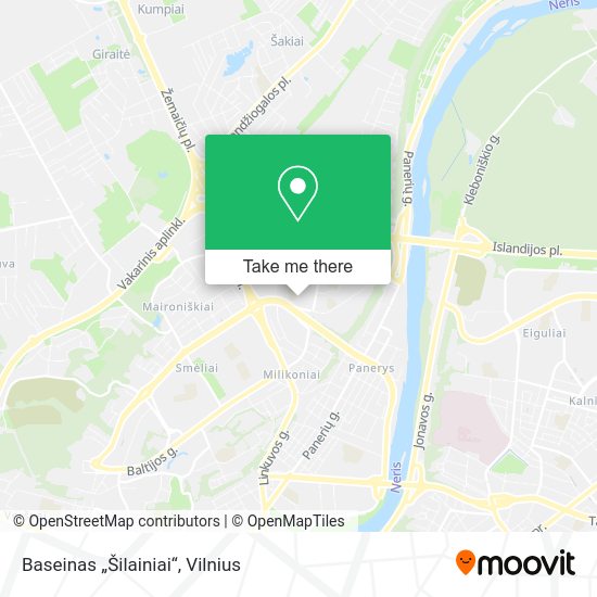 Карта Baseinas „Šilainiai“