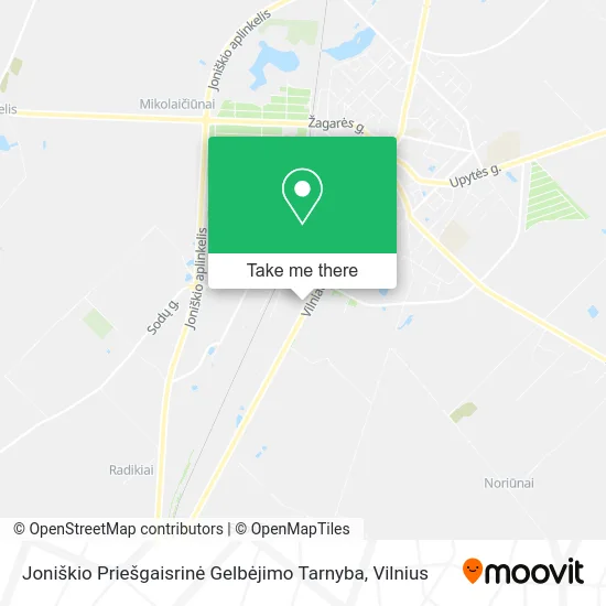 Карта Joniškio Priešgaisrinė Gelbėjimo Tarnyba