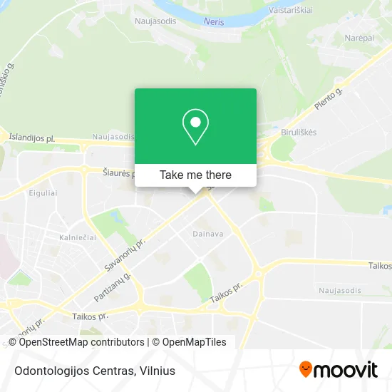 Карта Odontologijos Centras