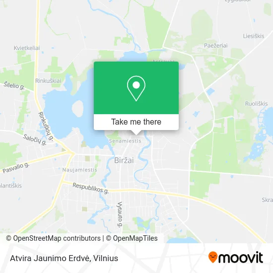 Карта Atvira Jaunimo Erdvė
