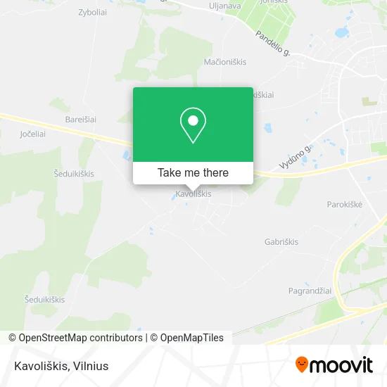 Карта Kavoliškis