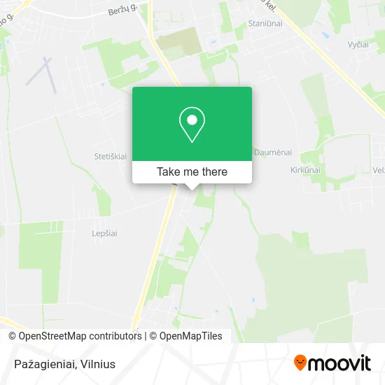 Карта Pažagieniai