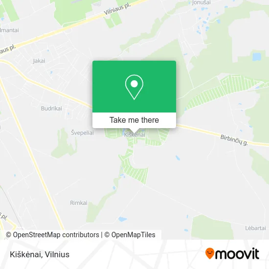 Карта Kiškėnai