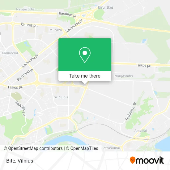 Bitė map
