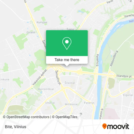Карта Bitė