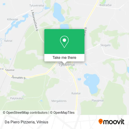 Карта Da Piero Pizzeria