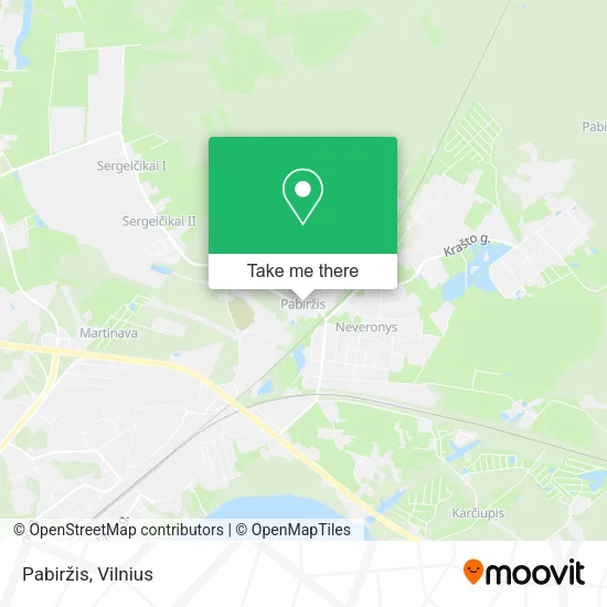 Карта Pabiržis