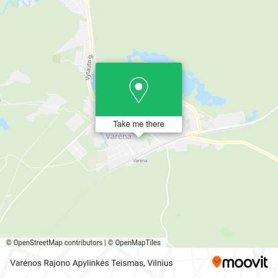 Карта Varėnos Rajono Apylinkės Teismas