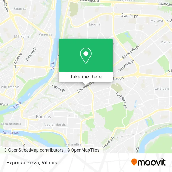 Карта Express Pizza
