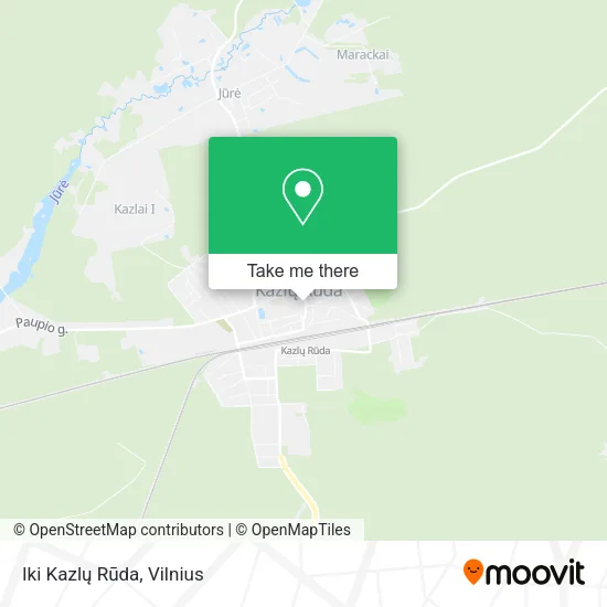 Карта Iki Kazlų Rūda