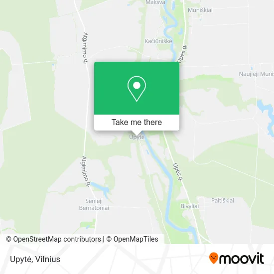 Карта Upytė