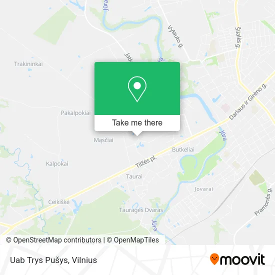 Uab Trys Pušys map