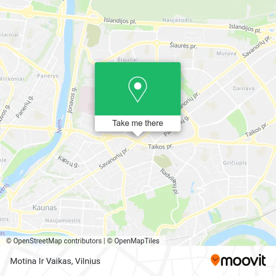 Карта Motina Ir Vaikas