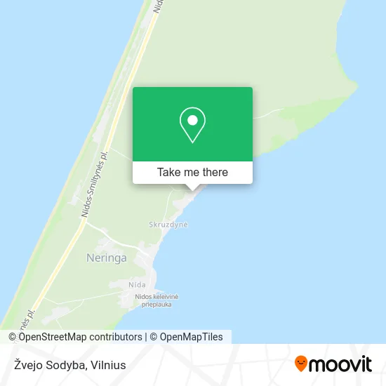 Карта Žvejo Sodyba