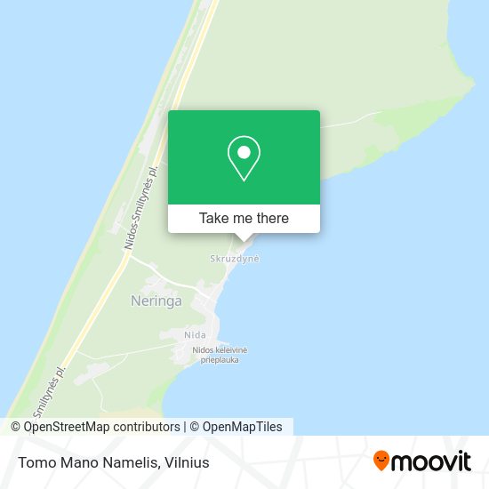 Карта Tomo Mano Namelis