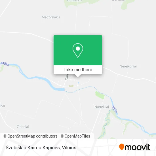 Карта Švobiškio Kaimo Kapinės