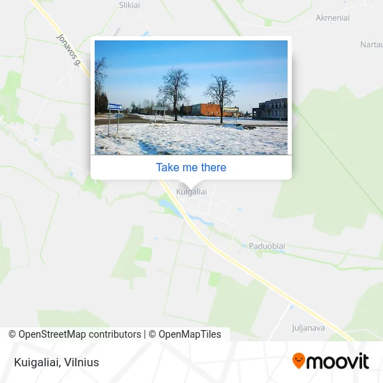 Карта Kuigaliai