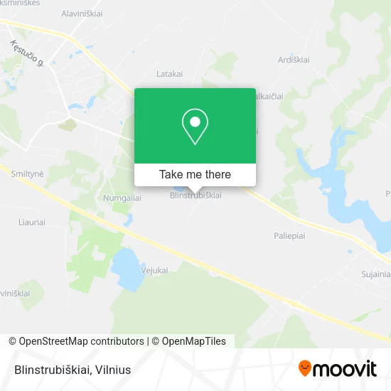 Карта Blinstrubiškiai