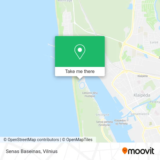 Карта Senas Baseinas