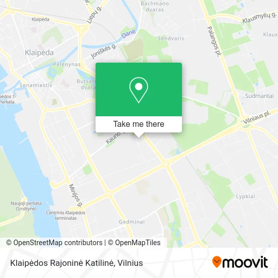 Карта Klaipėdos Rajoninė Katilinė