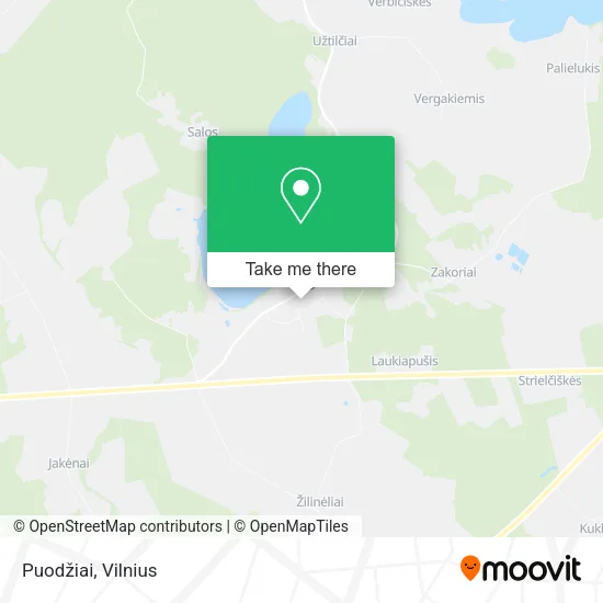 Карта Puodžiai