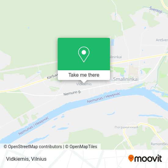 Карта Vidkiemis