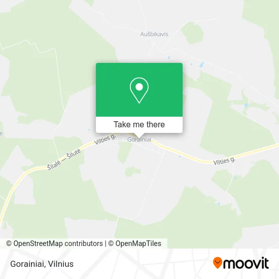 Карта Gorainiai