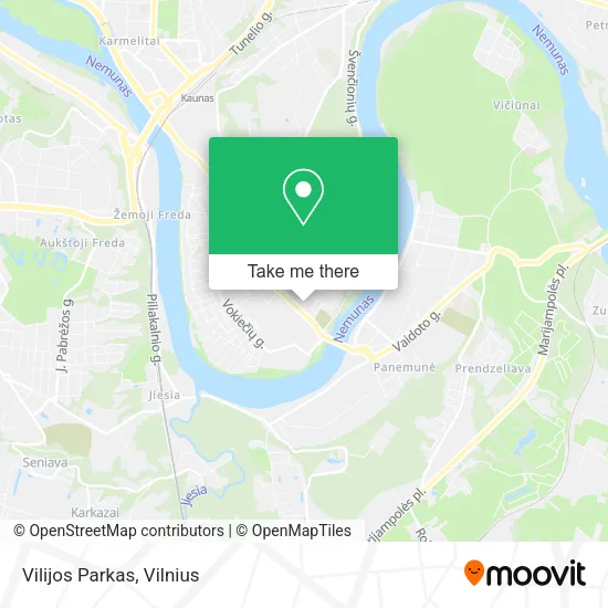 Карта Vilijos Parkas