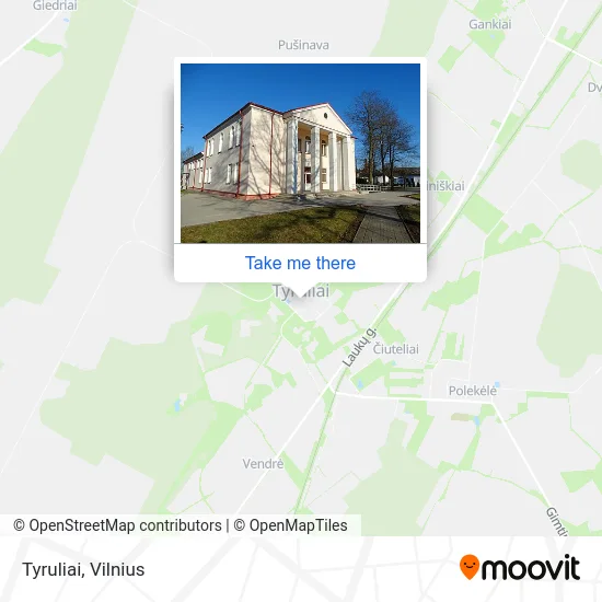Карта Tyruliai