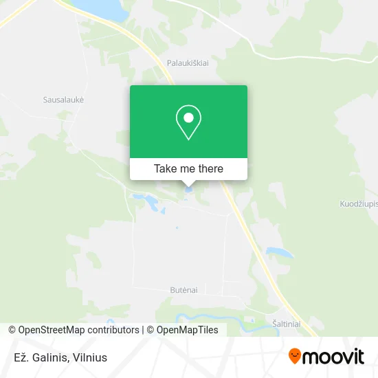 Карта Ež. Galinis