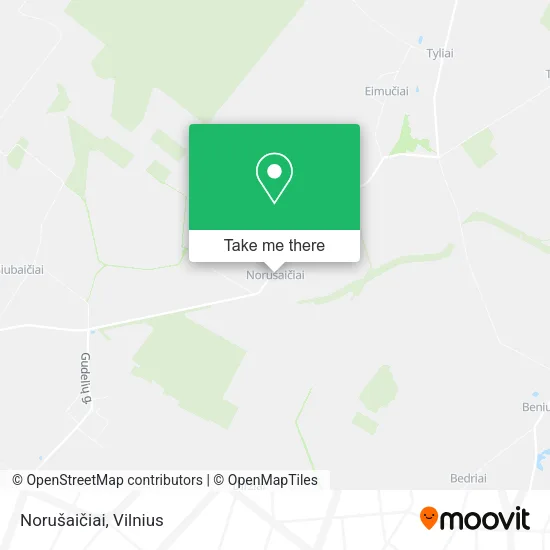 Карта Norušaičiai
