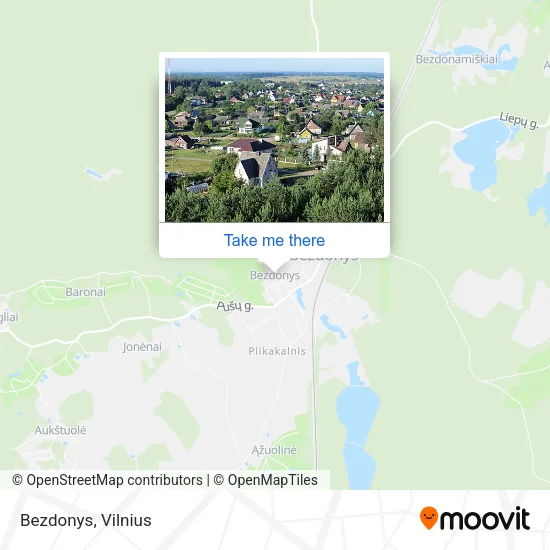 Карта Bezdonys