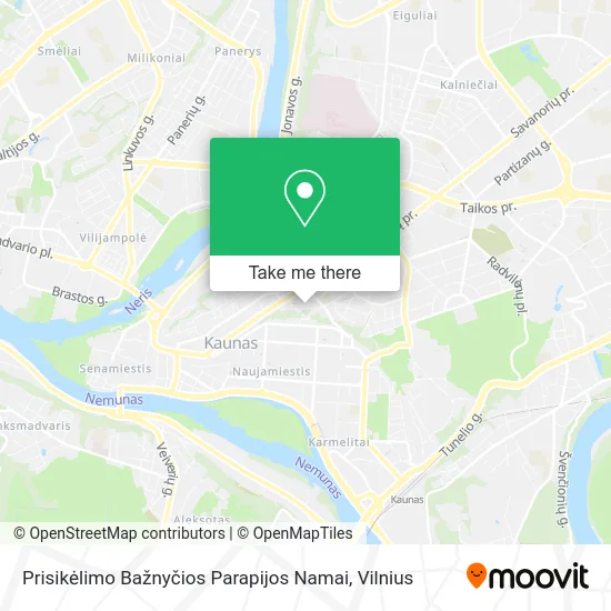 Карта Prisikėlimo Bažnyčios Parapijos Namai