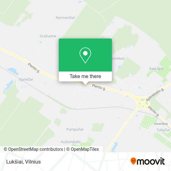 Карта Lukšiai