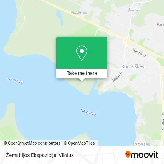 Карта Žemaitijos Ekspozicija