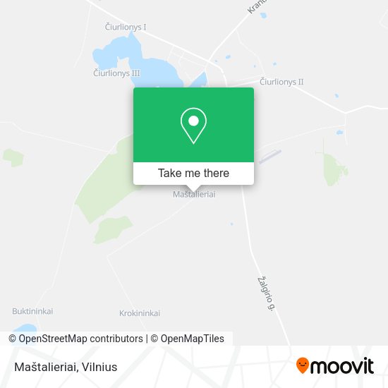 Карта Maštalieriai